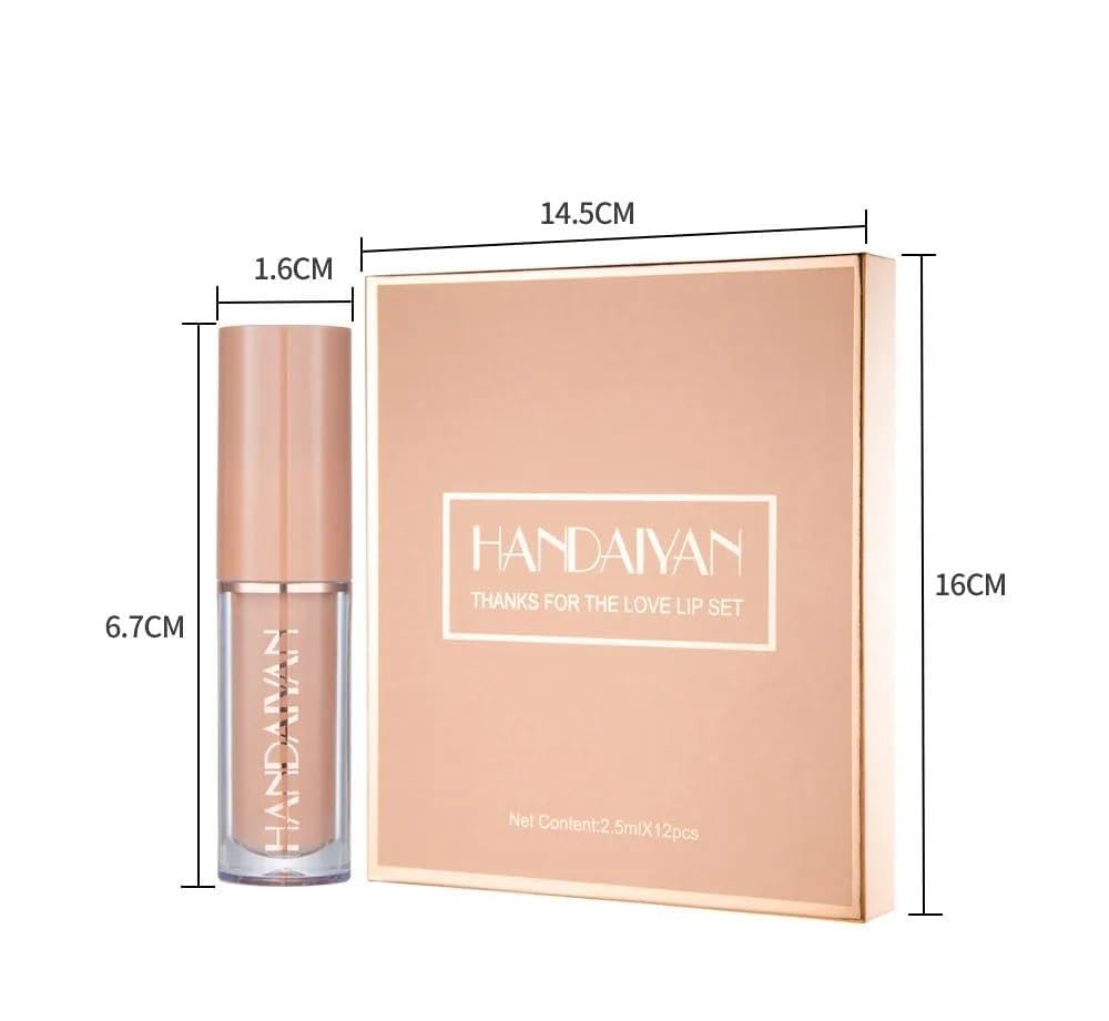 Liquide matte Lipstick 12Pcs Set waterproof long lasting