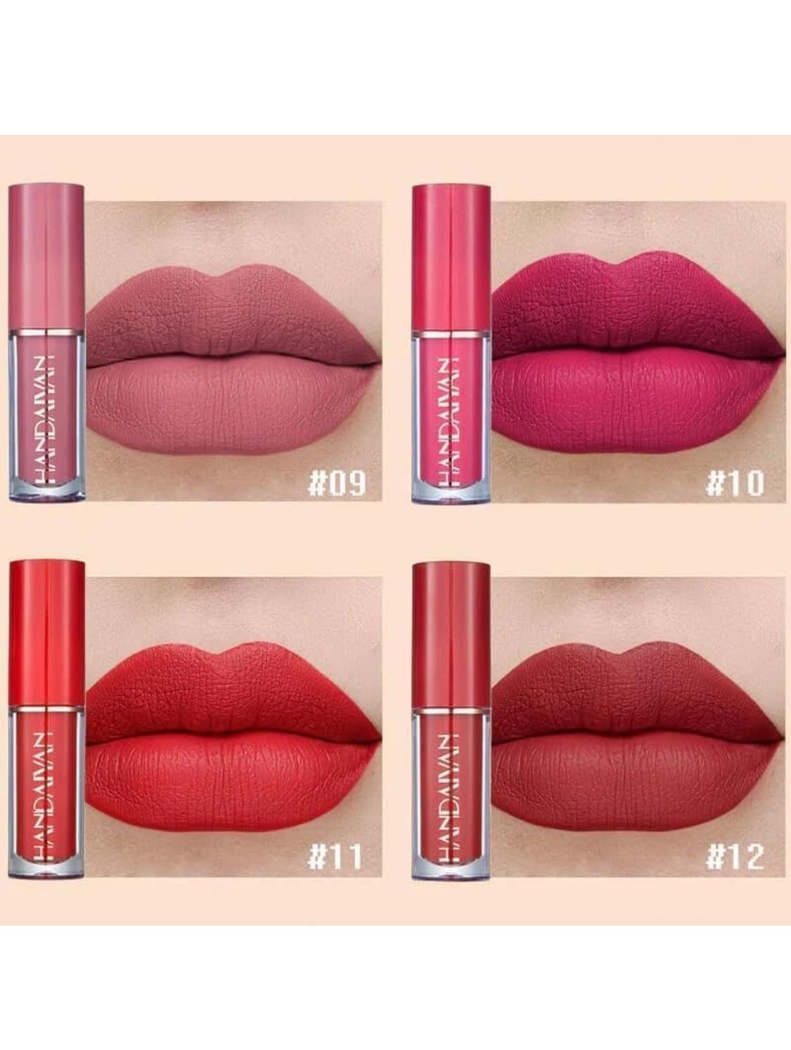 Liquide matte Lipstick 12Pcs Set waterproof long lasting