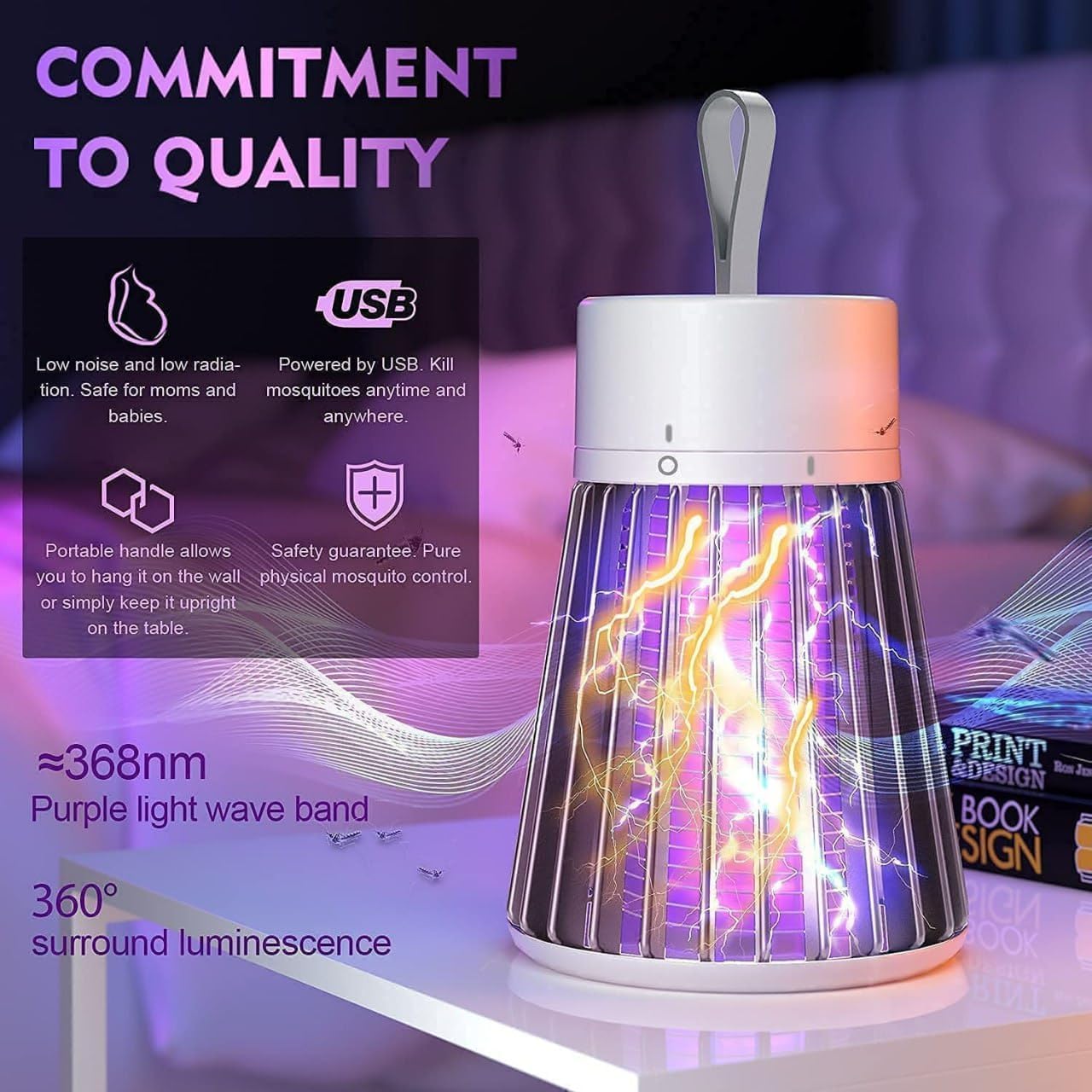 LED Mosquito Killer Machine Trap Lamp