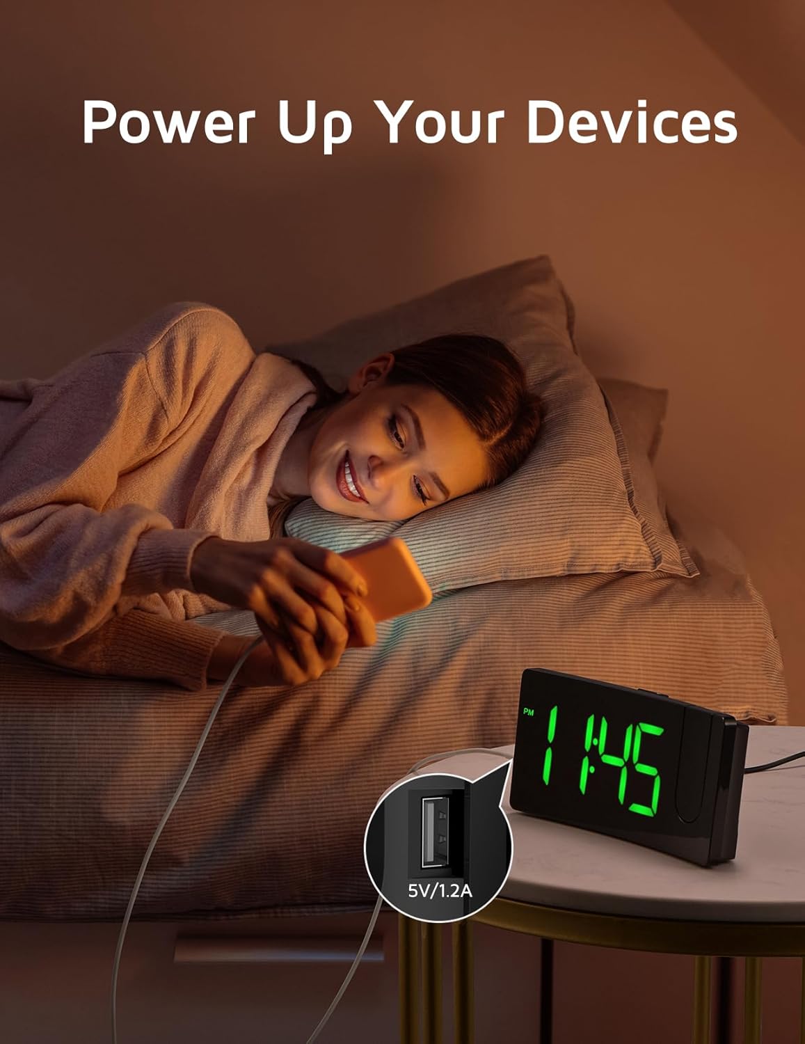 Projeclock™ - 180 degrees Projector Clock