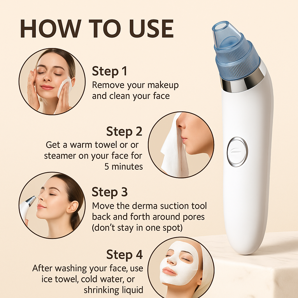 Derma Suction Vacuum Skin Cleanser