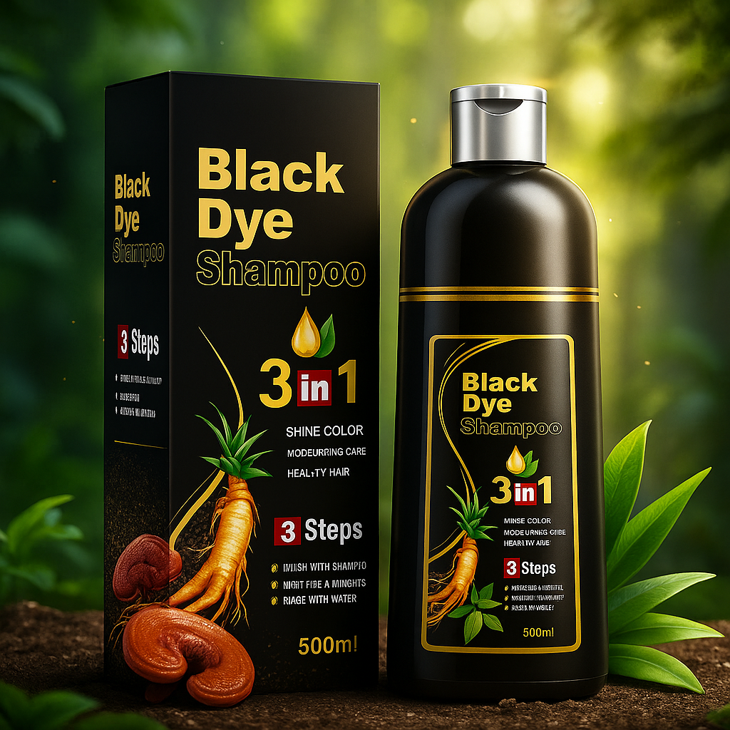 3 in 1 Herbal Hair Dye Shampoo (Buy 1 Get 1 Free)