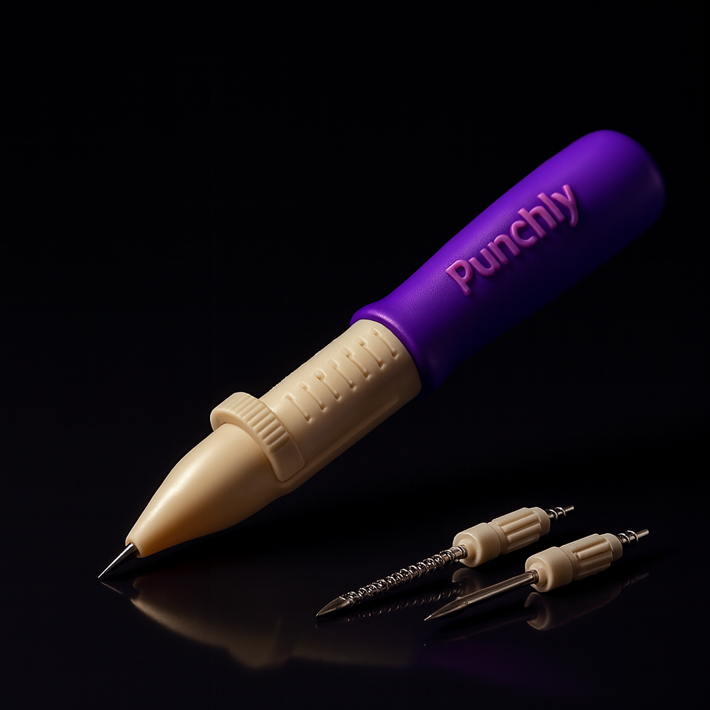 Punchly™ - Embroidery Punch Needle Pen Set