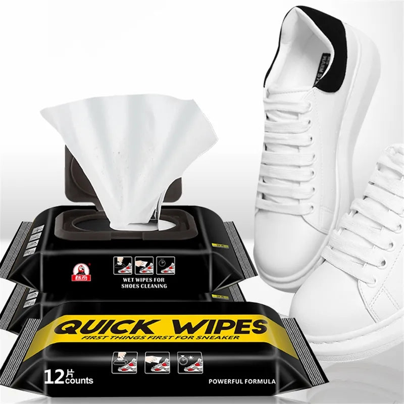 Instant Shoe Cleaning Wipes (2 Packs of 80)
