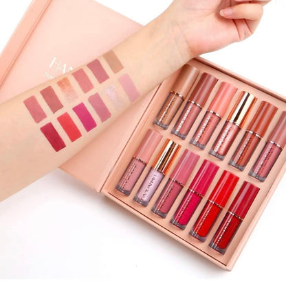 Liquide matte Lipstick 12Pcs Set waterproof long lasting
