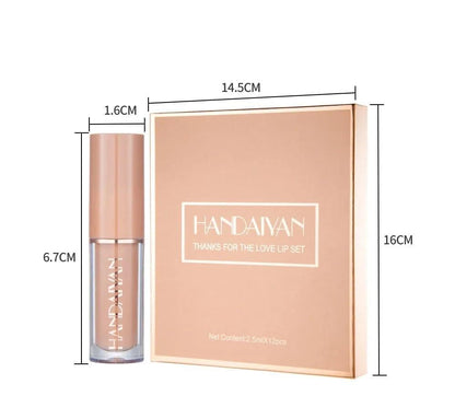 Liquide matte Lipstick 12Pcs Set waterproof long lasting