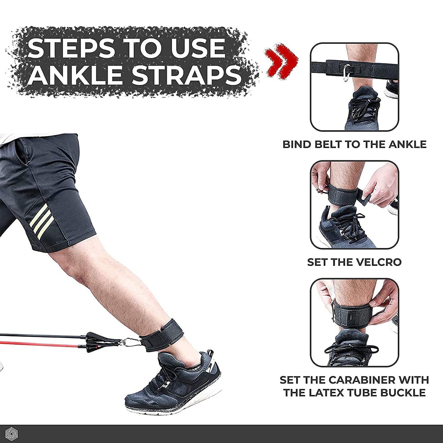 Premium Resistance Exercise Bands Full Set