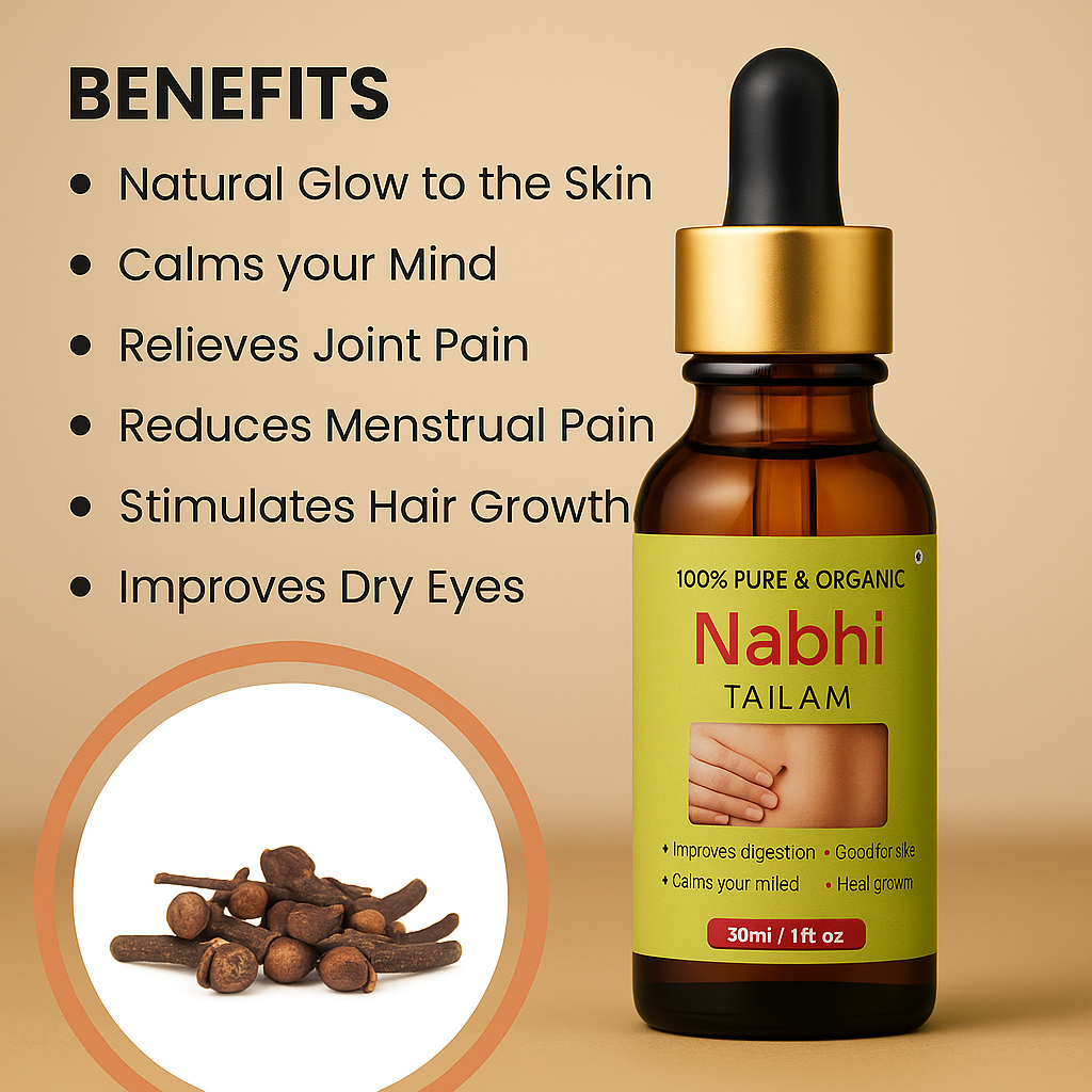 Ayurvedic Nabhi Therapy Oil (Buy 1 Get 1 Free)