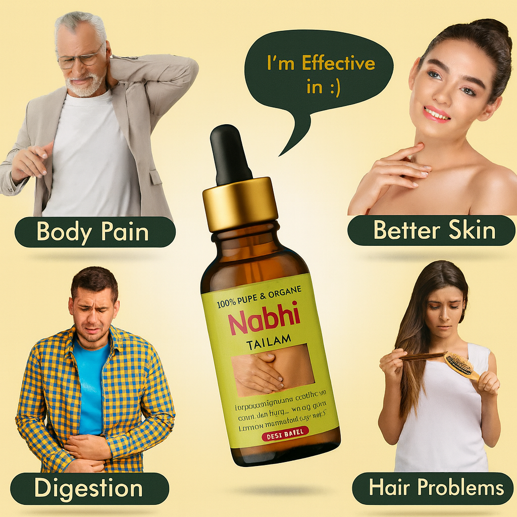 Ayurvedic Nabhi Therapy Oil (Buy 1 Get 1 Free)