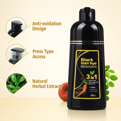 3 in 1 Herbal Hair Dye Shampoo (Buy 1 Get 1 Free)