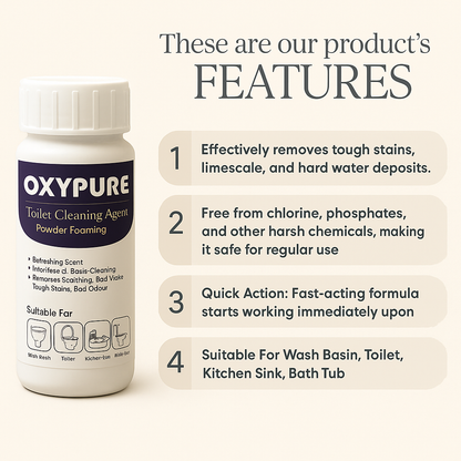 Toilet Cleaning Agent (Buy 1 Get 1 Free)