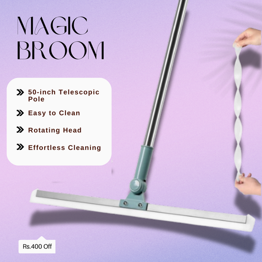 Magic Broom Sweeper – 2-in-1 Cleaning Solution