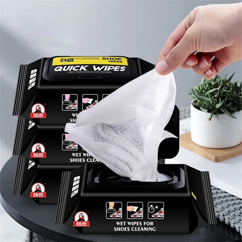 Instant Shoe Cleaning Wipes (2 Packs of 80)