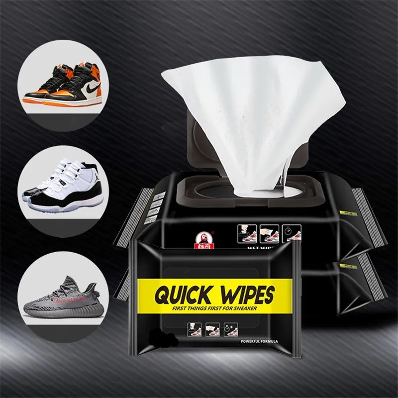Instant Shoe Cleaning Wipes (2 Packs of 80)