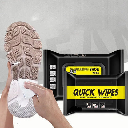 Instant Shoe Cleaning Wipes (2 Packs of 80)